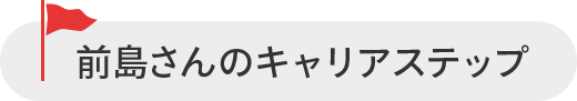 前島さんのキャリアステップ