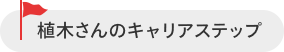 植木さんのキャリアステップ