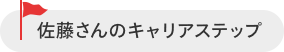 佐藤 さんのキャリアステップ